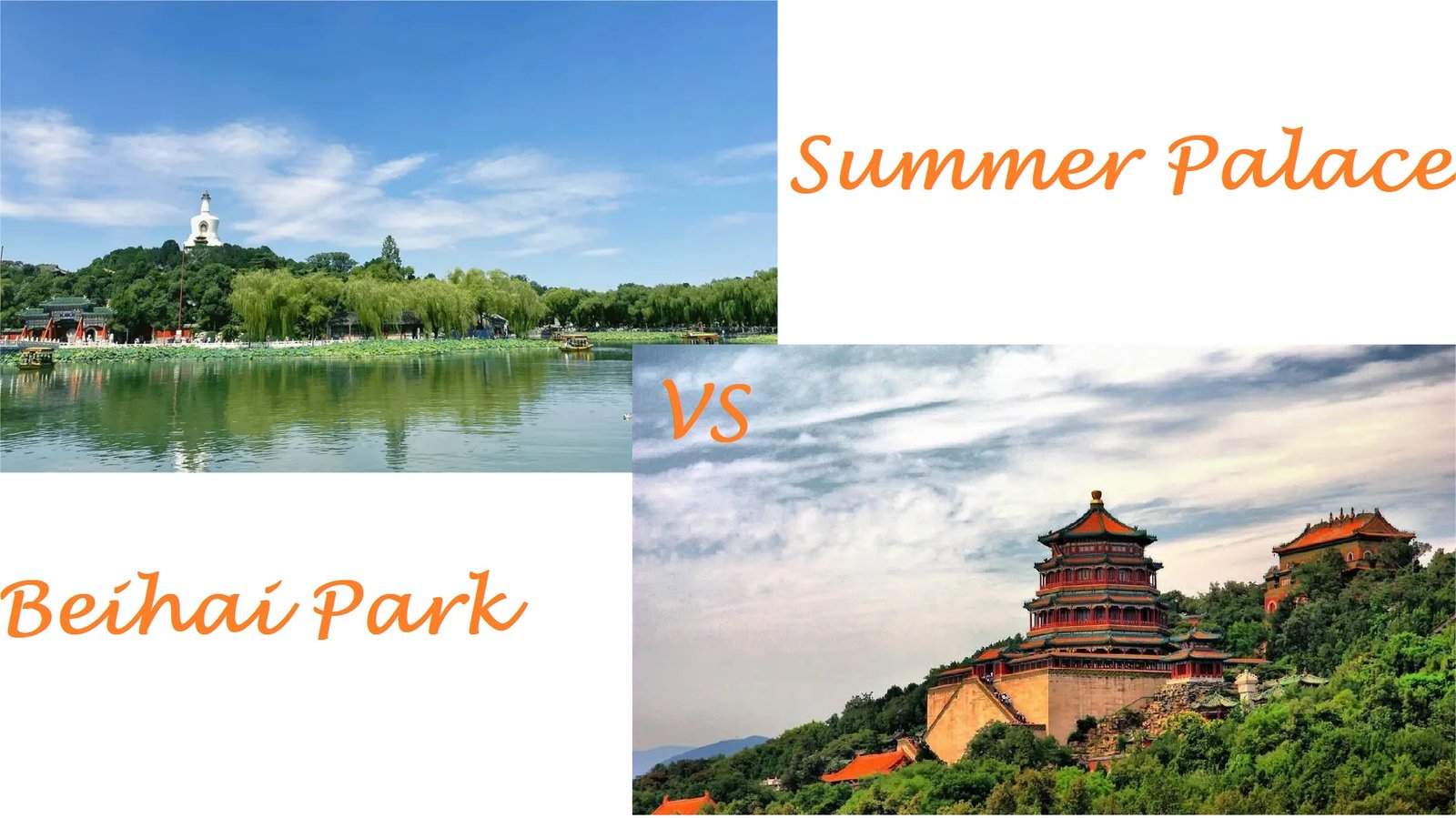 Beihai Park vs Summer palace