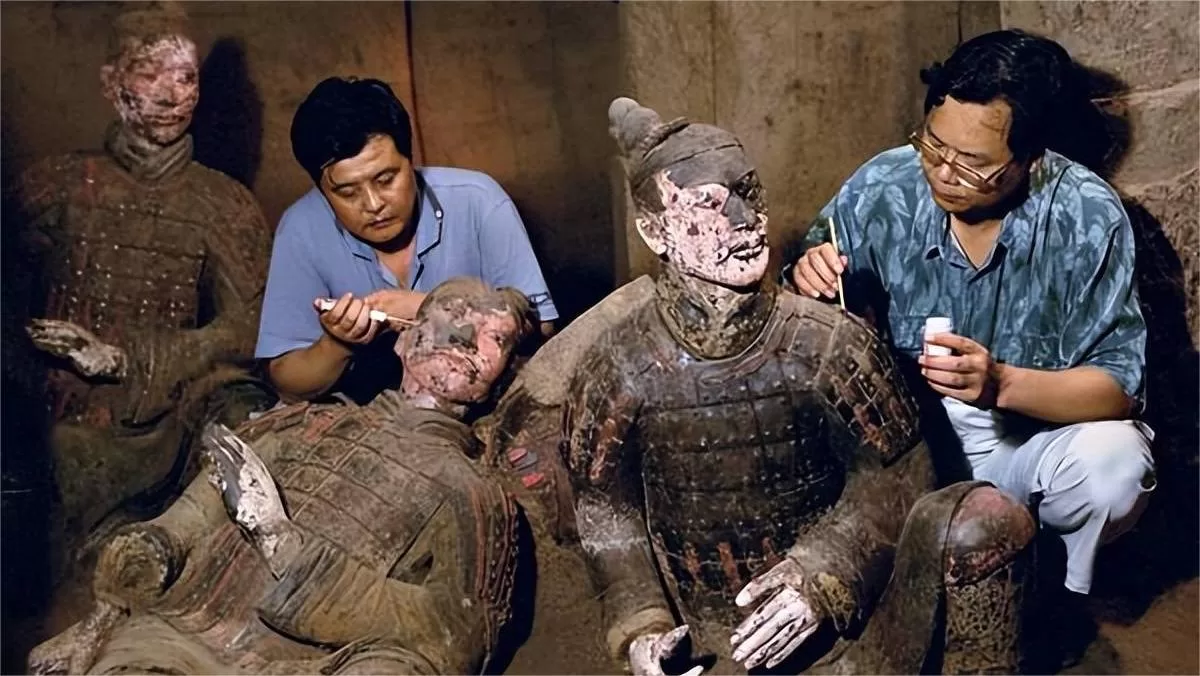 How were the terracotta warriors made