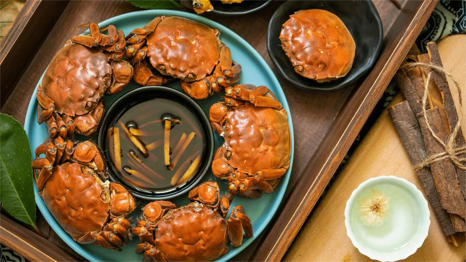 steamed crab in Shanghai