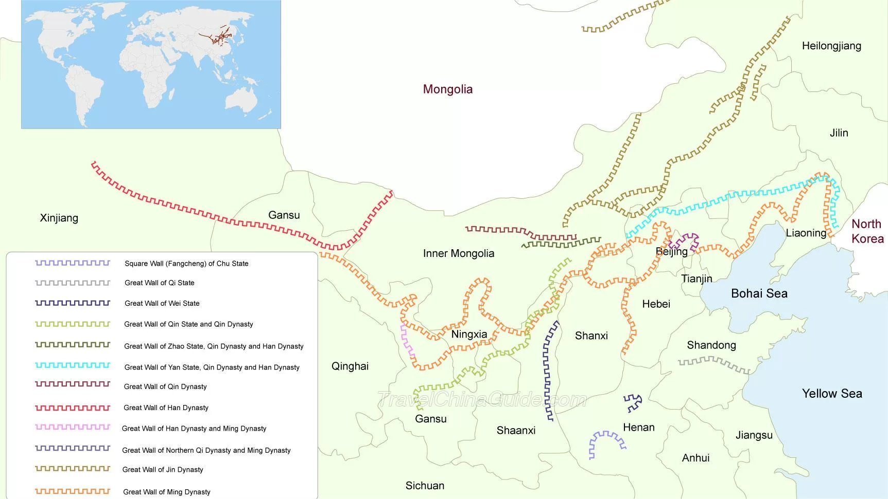 where is the Great Wall of China