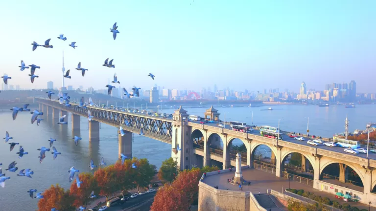 wuhan yangtze river bridge