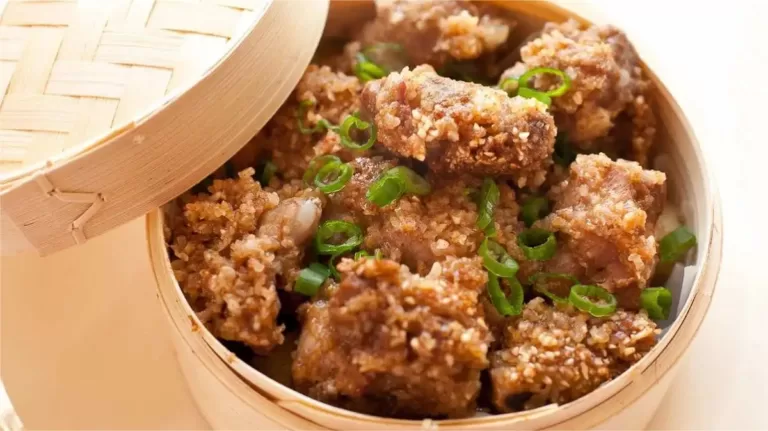 Steamed Pork Spare Ribs with Rice Flour