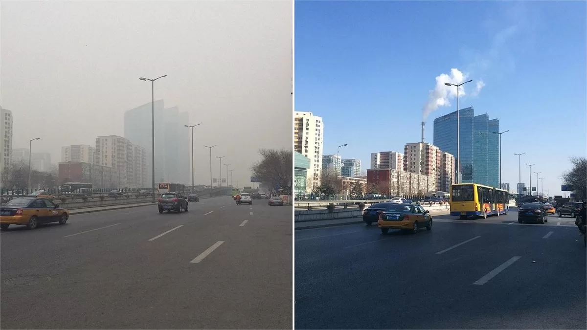 What time of year is Beijing air quality worst