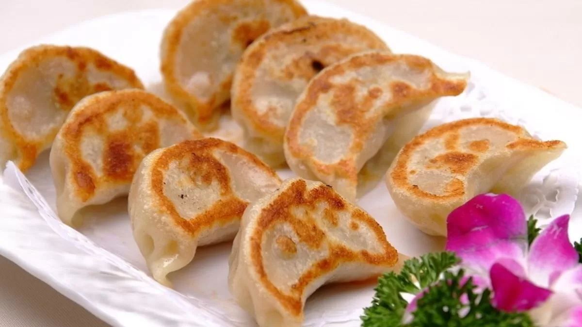 pan fried chicken juicy dumplings