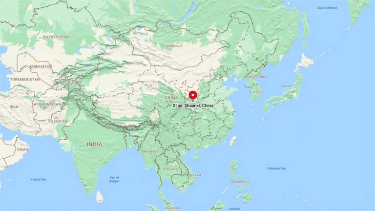 Where is Xi'an in China