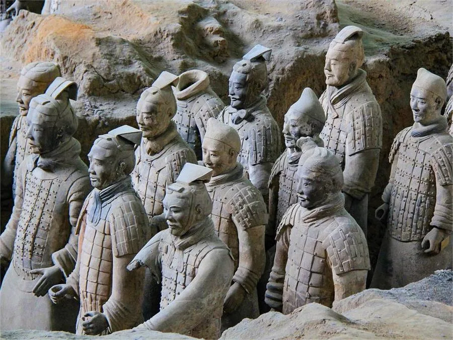 Infantry Warriors In Terracotta Warriors