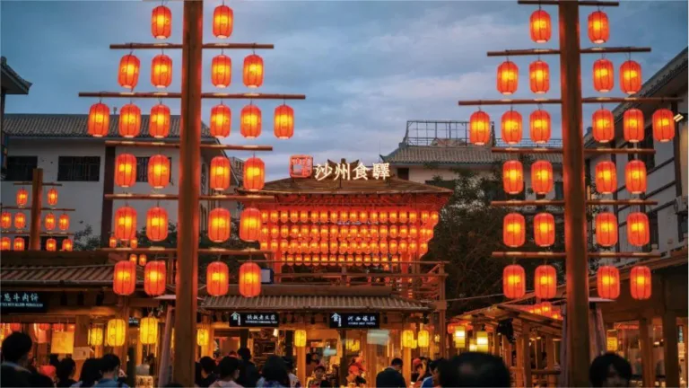 Shazhou Night Market Dunhuang