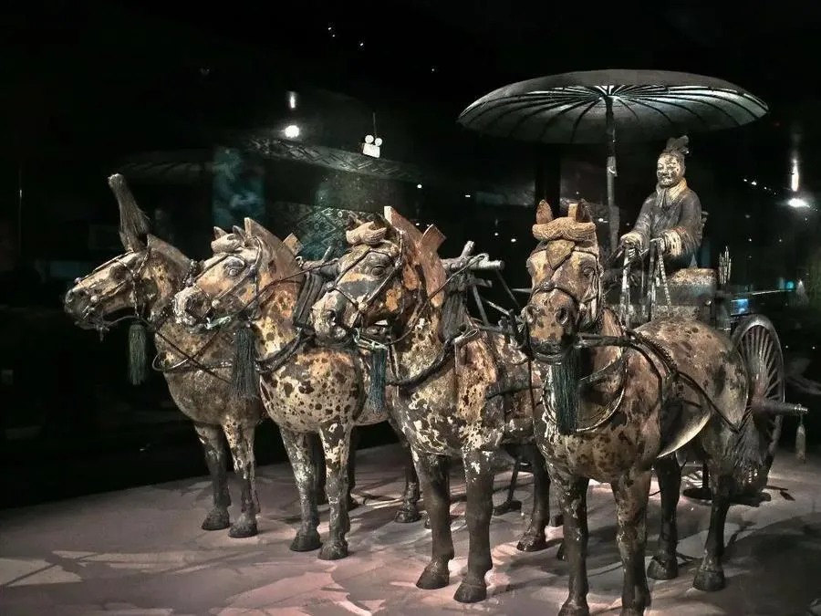 Chariot Horses In Terracotta Warrios