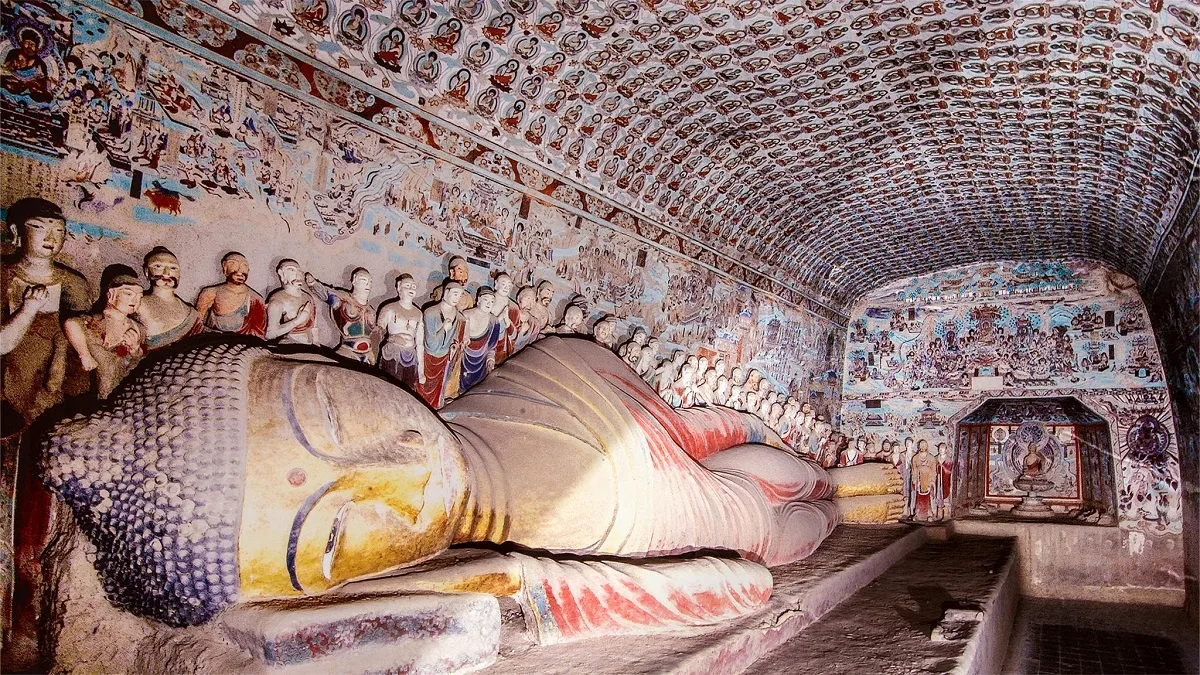 Mogao Caves In Dunhuang