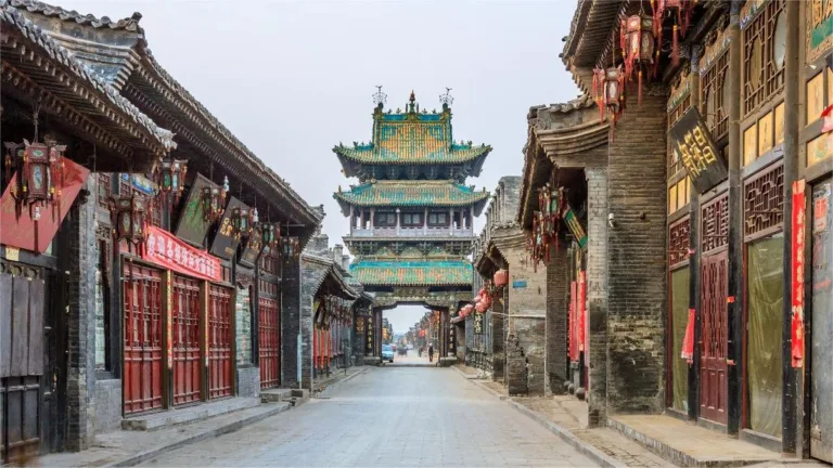 Pingyao Anceint City Tower Golden Well Tower